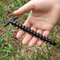 10 Pcs Pack Palos De Tenda Para Acampar Al Aire Libre Herraduras De Suelo Clavos De Anclaje Accesorios De Tenda Para Senderismo - details 3
