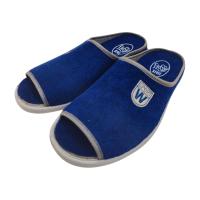 Zapatillas de casa para hombre de verano con puntera abierta Marca Flossy cómodas, flexibles, ligeras y gran confort , con plantilla extraíble y suela perfumada , antideslizante , fabricadas en España ,suaves y tiernas. Calzado para el hogar ideal - details 2