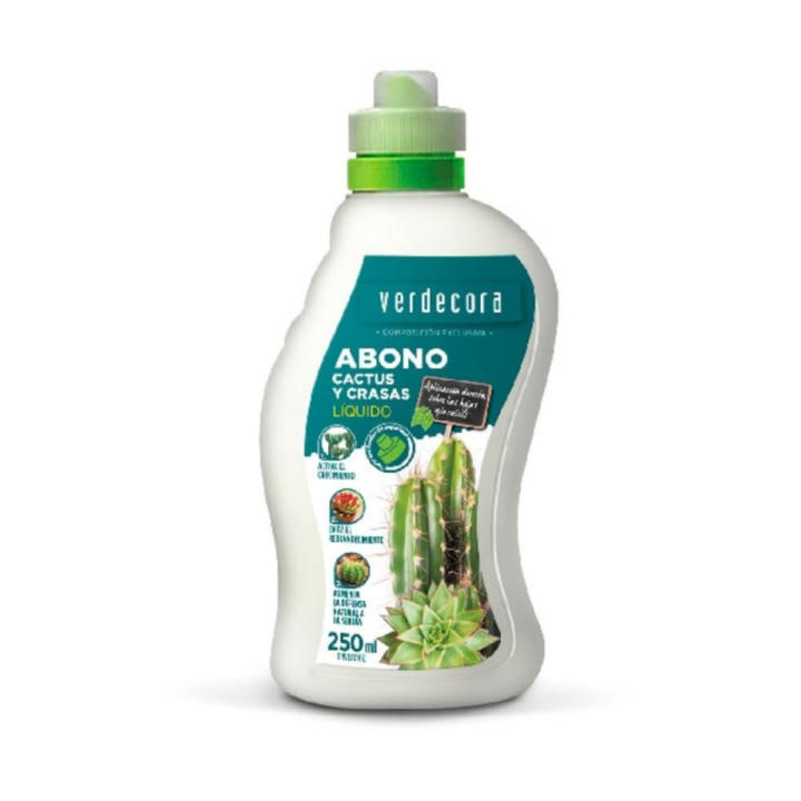 Verdecora Abono cactus y crasas 250ml Verdecora | Miravia