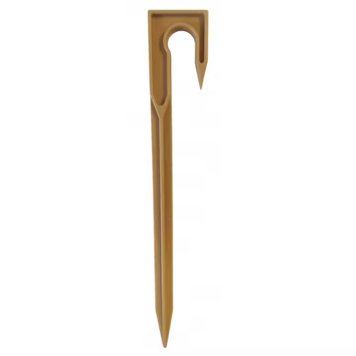 Piqueta Sujeción Tubo 16mm Marrón. Bolsa de 10 Unidades - 1