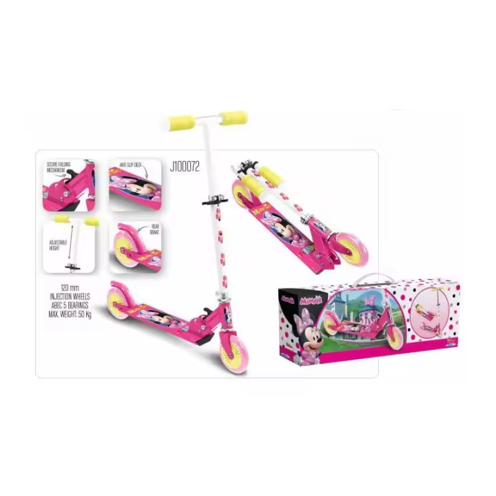 PATINETE ALUMINIO 2 RUEDAS MINNIE MOUSE DE STAMP - 1