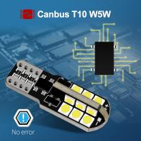 6Pcs T10 LED Canbus W5W Lámparas LED 168 194 Sin Errores Luz Interior De Coche Lámpara De Placa De Licencia 6000K Blanca 12V - details 2