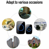 Timbre De Puerta Inteligente Inalámbrico 300M EU Plug Impermeable Con Alarma Y Buzzer Para Hogar Timbre Inteligente De Bello Welcome - details 1