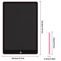 Tablet De Dibujo LCD Para Niñas 16 Pulgadas Tablero Mágico Negro Juguete Digital Grande Bloque De Notas Para Escribe Y Borrar - details 4