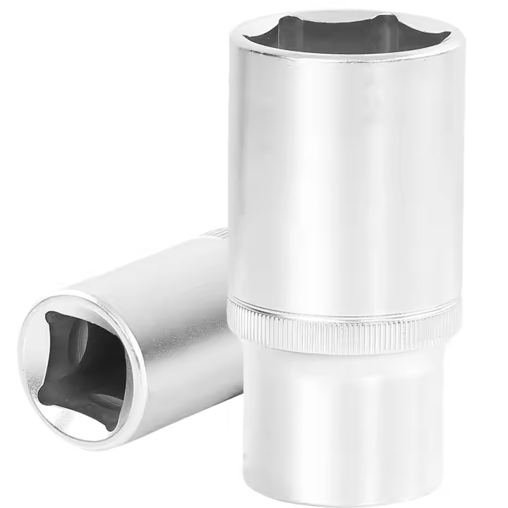 JOMAFA - Llave de vaso 1/2" largo 6 caras 18 mm - 6598 - 1