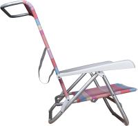 Silla Plegable de Playa con cojín, multiposición, 8 Posiciones, y Cama máx 100 kg, Estructura Reforzada, Aluminio y PVC - details 2