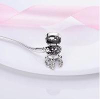 925 Plata esterlina Corazón Mariposa encanto pulsera para las mujeres pulsera de cadena de seguridad para la joyería original del encanto - details 2