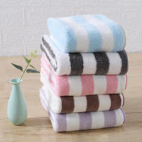 Toallas De Baño De Peluche Grande Y Suave Con Diseño Rayado Alta Absorción Rápida Para Piel Sensible Y Uso Diario - details 1