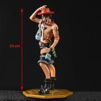 Figura De Acción One Piece 10 Aniversario Portgas D Ace PVC 23cm Regalo Para Fans De Anime Hermano De Luffy Modelo De Juguete - details 3