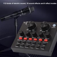 Micrófono Profesional De Condensador Con Tarjeta De Sonido USB Para PC Guitarra Eléctrica Grabación De Estudio Y Transmisión En Vivo - details 0