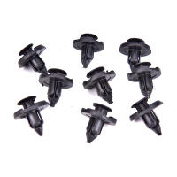 100PCS Clavos De Plástico Negros Para Nissan Retenedor De Parachoques Y Guardabarros Tamaño 8mm Clavija De Automóvil - details 3