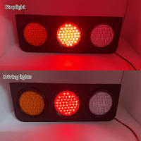 Luces Traseras LED Impermeables Para Camiones Y Remolques Luz De Fondo Y Nebulosa Roja Amarilla Y Blanca Para Camiones Caravanas UTE Campingvas 2x4V - details 6