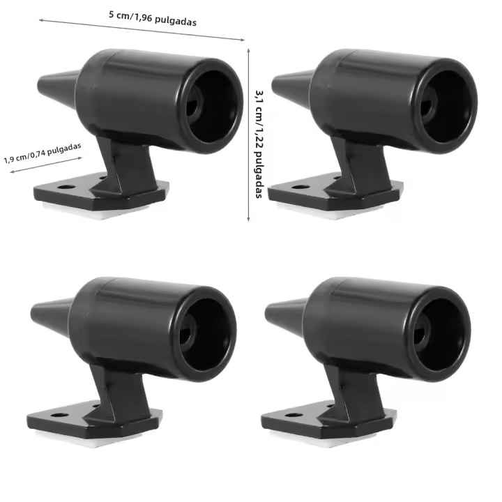 4pcs Silbato De Advertencia De Ciervos Dispositivo De Alerta De Colisión Con Fauna Silvestre Accesorios Para Coche Mini Repelente De Ciervos - 1