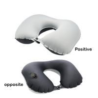 Almohada De Viaje Inflable Para Cuello En Forma De U Lavable Funda Uso En Avión Tren Coche Oficina Sueño Durmiendo - details 3