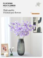 Flores Artificiales De Lino Fragantes 63CM Decoración Nórdica Para El Hogar Sala De Estar Mesa De Café Arreglo Floral - details 0