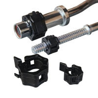 Clip De Dumbbell 1"/2" Clip De Barril Rápido Para Halterofilia Y Powerlifting Antideslizante Para Gimnasio Collares De Bloqueo Estándar - details 4