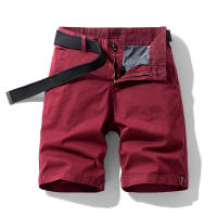 Shorts Casuales Para Hombres Algodón Puro Estilo Recto Moda Verano Pantalones Deportivos Trabajo Cinco Puntos Caballo - details 9