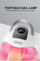 Lámpara LED UV SUN X26 MAX Para Arte De Uñas Con Timer Y Sensor Automático Secador Profesional Para Polvos De Gel Herramienta De Uñas Tamaño 22*20*10cm - details 0