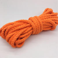 Cordón De Algodón 5mm Eco-amigable Tejido Alto Tensión Hilo Torcido Para Manualidades Y Decoración Del Hogar 5M Por Lote - details 2