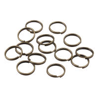 200pcs Anillos Abiertos Dorados De 6 8 10 12 Mm Para Creación De Joyas Conectores De Anillos Divididos Suministros DIY - details 6