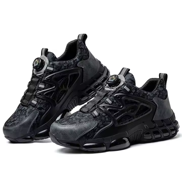 Nuevos Zapatos De Seguridad Para Hombre Moda Trabajo Antideslizantes Protección Antipinchazos Suela De Acero Botas De Trabajo - 1