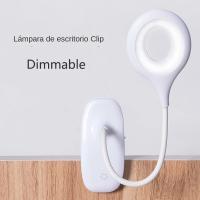 Lámpara De Lectura Recargable USB Con Clip Luz Nocturna Para La Habitación Ajustable Flexible Para Estudio Y Mesita De Noche - details 8