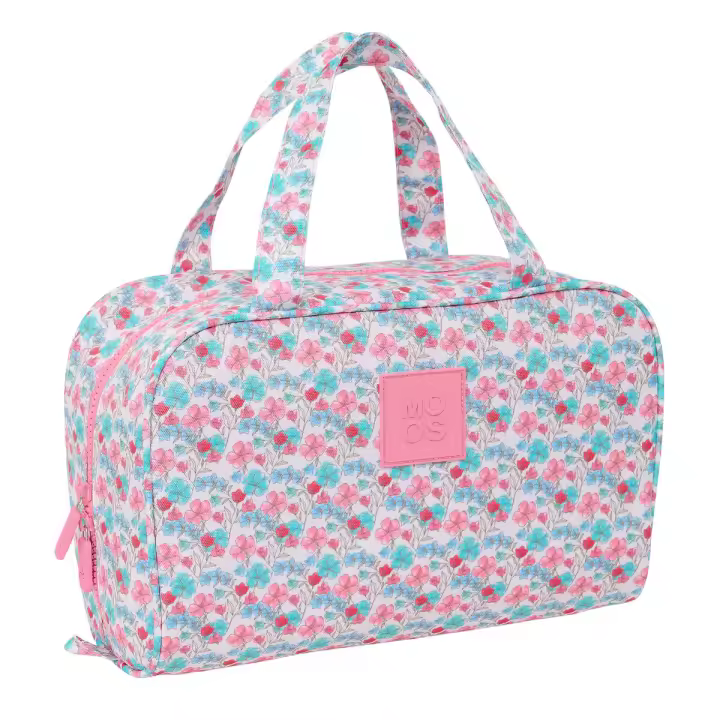 Neceser de Viaje Moos Flores Multicolor 31 x 14 x 19 cm - 1