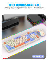 Teclado Y Ratón USB K820 Iluminados Para Juego Ergonómicos Con Funciones Multimedia Para Oficina Y Hogar Compatible Con Laptop Y Desktop Para Hombres Y Mujeres - details 9