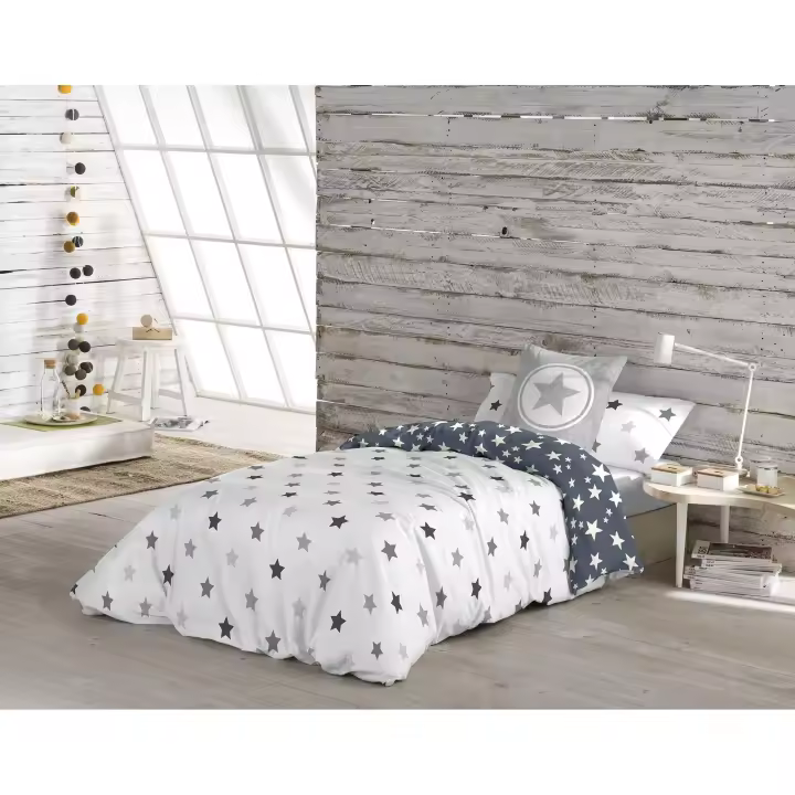 FUNDA NÓRDICA INFANTIL 100% ALGODÓN INDIGO COOL KIDS FABRICADO EN ESPAÑA - 1