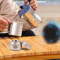 Estufa De Camping De Titanio Ligera Quemador De Alcohol Eficiente Y Seguro Para Actividades Al Aire Libre Estufa De Campo - details 10