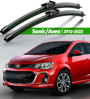 Limpia Parabrisas Delantero LHD Puntas De Limpieza De Lluvia Para Chevrolet Sonic Aveo 2012-2022 Accesorios De Cepillo De Ventilador Negro Y Verde Resistente a Temperaturas De -40 a +158 Fahrenheit - details 0