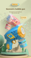Pistola De Burbujas Automática Con Luz Para Niños 10 Orificios Juguete Para Fiestas De Playa Bodas Exterior Regalos Para Cumpleaños - details 0