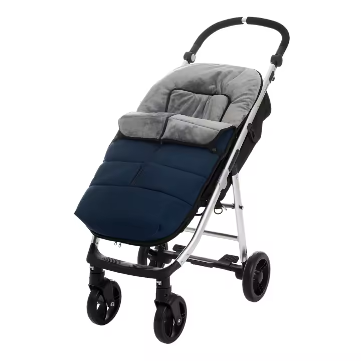 Saco Silla paseo Universal Invierno, Saco Carro Bebe Universal con Forro Polar Térmico y Pelo, Saco Carro Bebe Invierno Impermeable - 1