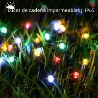 Luces De Cadena LED Solar Para Exteriores Impermeables Luz De Navidad Para Jardín Patio Bodas Decoración De Año Nuevo - details 4