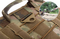 Harnés Táctico Para Perros De Tamaño Pequeño Mediano Grande Con Correa Y Collar De Entrenamiento Militar Para Caminar Y Caza - details 2