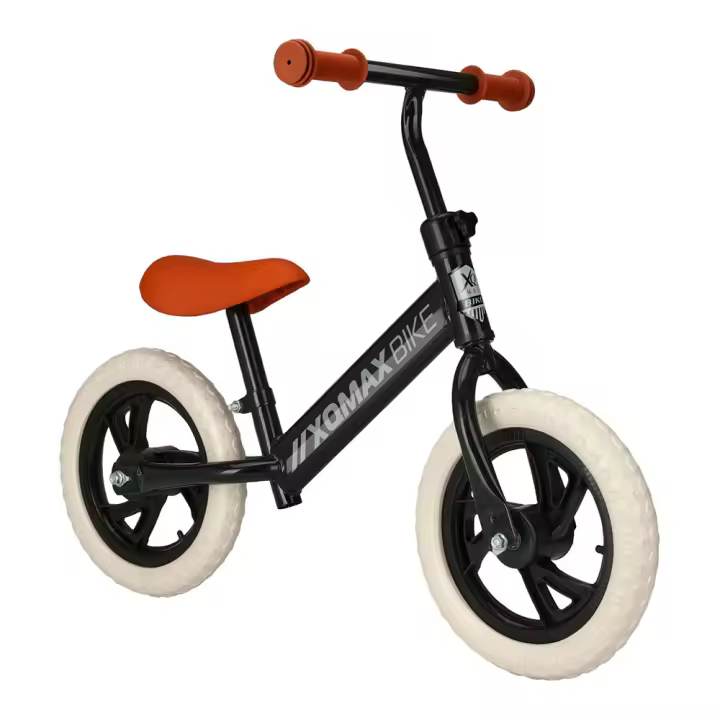 Bicicleta de equilibrio y aprendizaje para niños, negra, máx 40 kg - 1