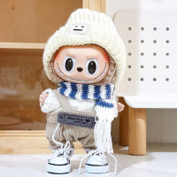 Ropa De Peluche Labubu Para Bebé 17cm Accesorios De Anime Lindo Y Moderno Traje De Hoodie Para Regalo De Navidad Unisex - details 20