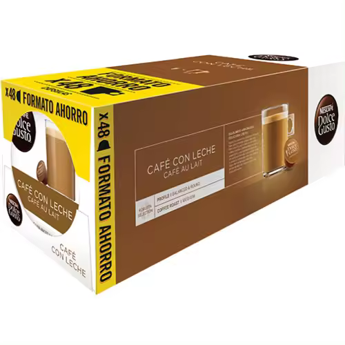 DOLCE GUSTO Espresso Intenso O CON LECHE Pack 96 cápsulas Dolce Gusto AHORRO - 1