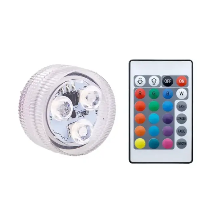 Lámparas Submersibles LED Para Agua IP68 Impermeables Decorativas Para Piscina Luz De Ambiente Para Noche De Boda Y Fiesta - 1