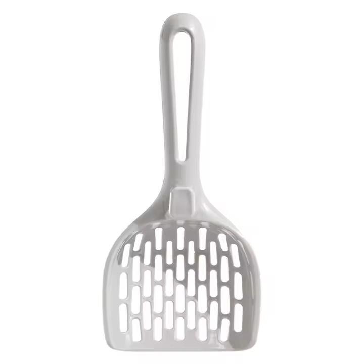 Escobilla Para Arenero De Gato Plástica Con Base Higiénica Herramientas De Limpieza Para Inodoros De Gatos Y Perros Suministros Para Gatos - 1
