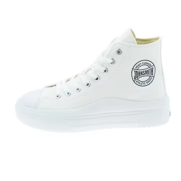 ZAPATILLAS JOHN SMITH MUJER LICY HIGH BLANCO LONA CANVAS - 1