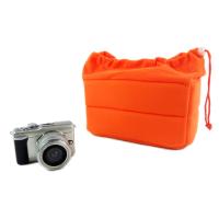 Bolsa De Protección Para Cámara DSLR Canon Nikon Sony Con Partición Y Padded Velvet Bolsa Suave Para Lentes De Cámara - details 5