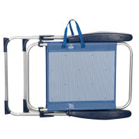 Aktive - Pack 2 sillas de playa plegables, 65x60x38/96 cm, aluminio y textileno, 4 posiciones, respaldo reclinable, antivuelco, color azul, modelo La Palma - details 6