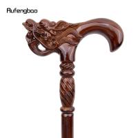 Bastón De Madera Marrón Dragón Para Fiesta De Disfraz De Vampiro Y Halloween 92cm Decorativo Y Moda Ideal Para Caminatas Y HIKE - details 5
