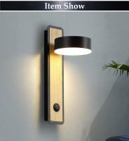 Lámpara De Pared LED Moderna Con Interruptor Iluminación Interior Para Dormitorio Sala De Estar Estudio Lectura Decoración Sconce Metálico Incluye Bombilla - details 1