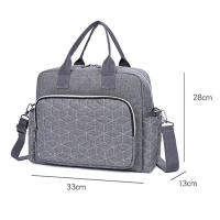 ZbazamgP Bolsa de pañales para Bebé, Bolso de viaje impermeable para Mamá, bolsos de hombro para cochecito de Mamá - details 10