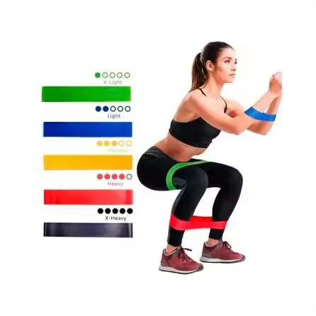 Softee - Set de 5 Bandas Elásticas para Entrenamientos de Fuerza y Resistencia - Incluye Bolsa de Transporte - 1
