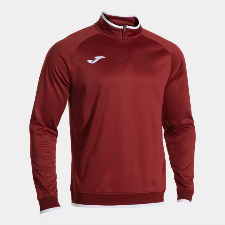 Sudadera Básica Entrenamiento Hombre Joma Combi Premium 104369 Burdeos Negro 672 Confortable - 1