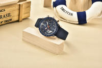 Reloj De Pulsera Deportivo De Lujo Para Hombre BENYAR Con Correa De Cuero Resistente Al Agua Y Cuarzo Militar Marca Nueva - details 14