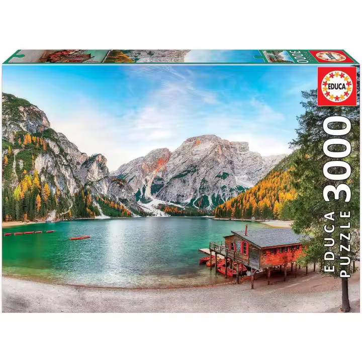 Educa  Lago Braies en Otoño. Puzzle de 3000 Piezas,. Medidas: 120 x 85 cm.+14 años Educa 19281 - 1